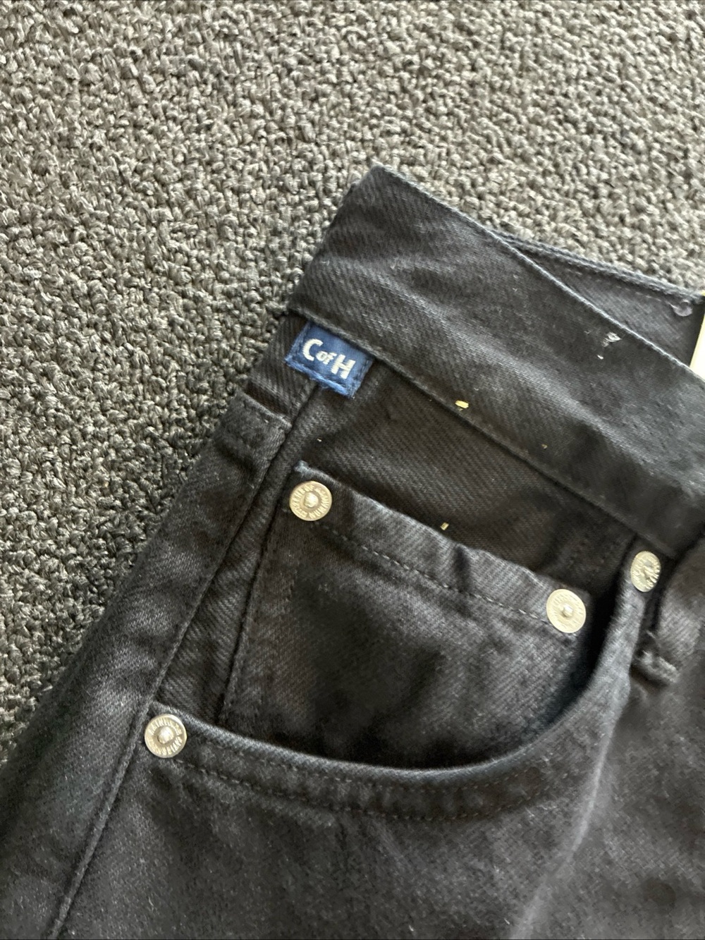 Women’s Citizens Of Humanity Ayla Baggy Jeans Solid Black SZ 26 NWT New - Picture 4 of 8